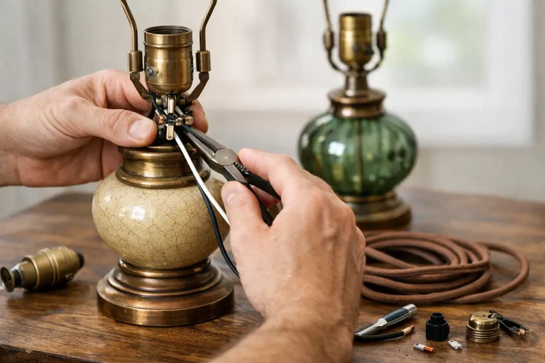 How to Rewire Vintage Lamps Without Losing Character