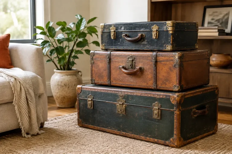 Best Vintage Travel Trunks for Collected Interiors