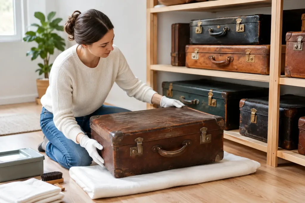 How to Store Vintage Luggage Without Damage
