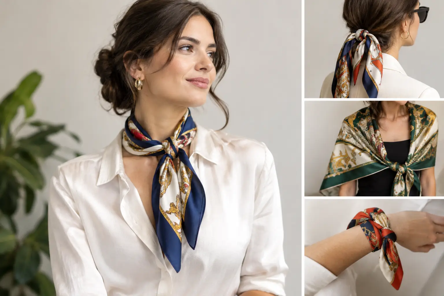 How to Wear Vintage Silk Scarves with Style